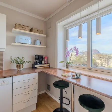 Sea & View With Balcony In Walkable Location * Alesund